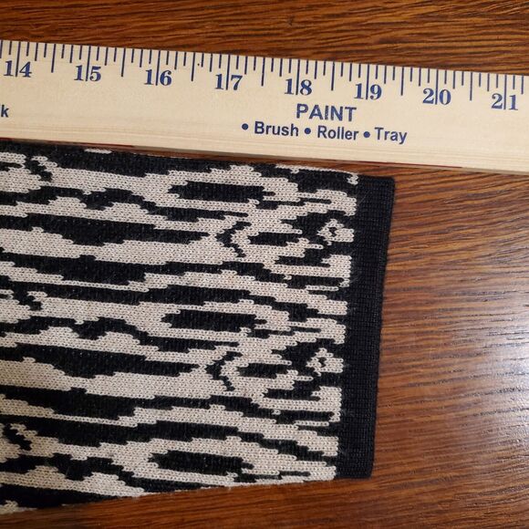 Vintage Ruby Cho Wool Blend Animal Print Embroidered Cardigan Small - Picture 8 of 9